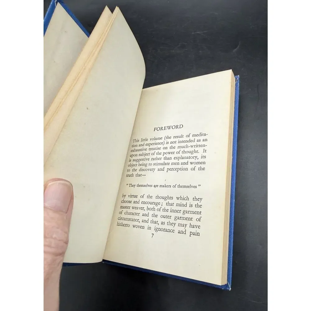 As A Man Thinketh & Out From The Heart by James Allen 1st Edition
